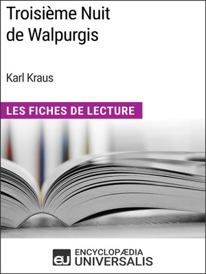 cover image of Troisième Nuit de Walpurgis de Karl Kraus